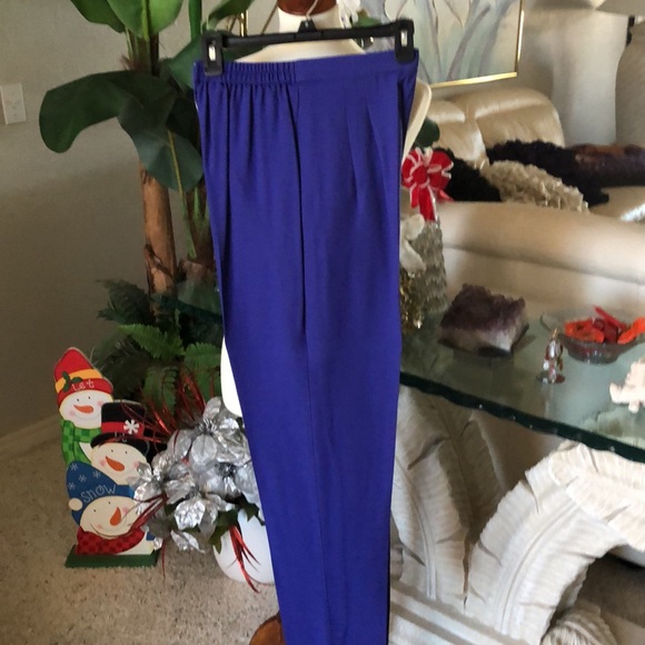SZ 6 2 PIECE PANT SUIT COLOR BLUE FAMILY LOIS SNYDER FOR DANI MAX EXCLT  COND. - Picture 5 of 9